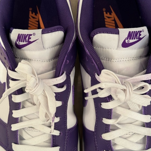 Nike Dunk Low Retro White/Court/Purple - Picture 12 of 13